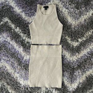 House of Harlow 1960 Ribbed Knit 2 Piece Set Size Medium